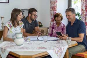 Bäuerliche Familie