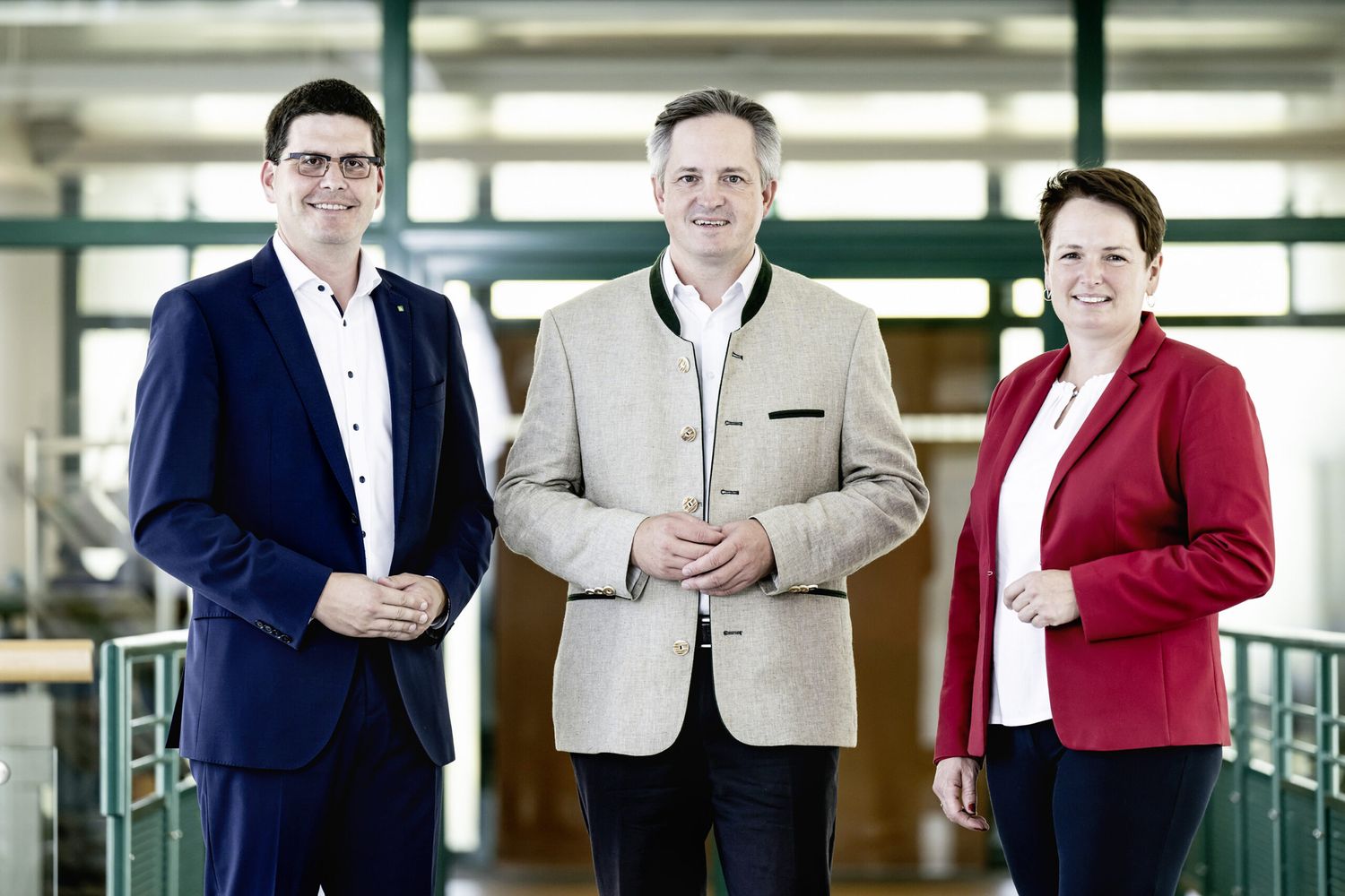 Die LK-Bilanz über die Jahre 2020 bis 2024 kann sich sehen lassen. Das Präsidium der LK: Lorenz Mayr, Johannes Schmuckenschlager, Andrea Wagner.