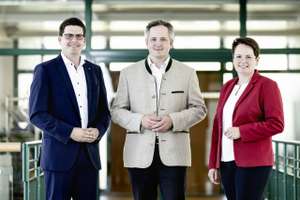 Die LK-Bilanz über die Jahre 2020 bis 2024 kann sich sehen lassen. Das Präsidium der LK: Lorenz Mayr, Johannes Schmuckenschlager, Andrea Wagner.
