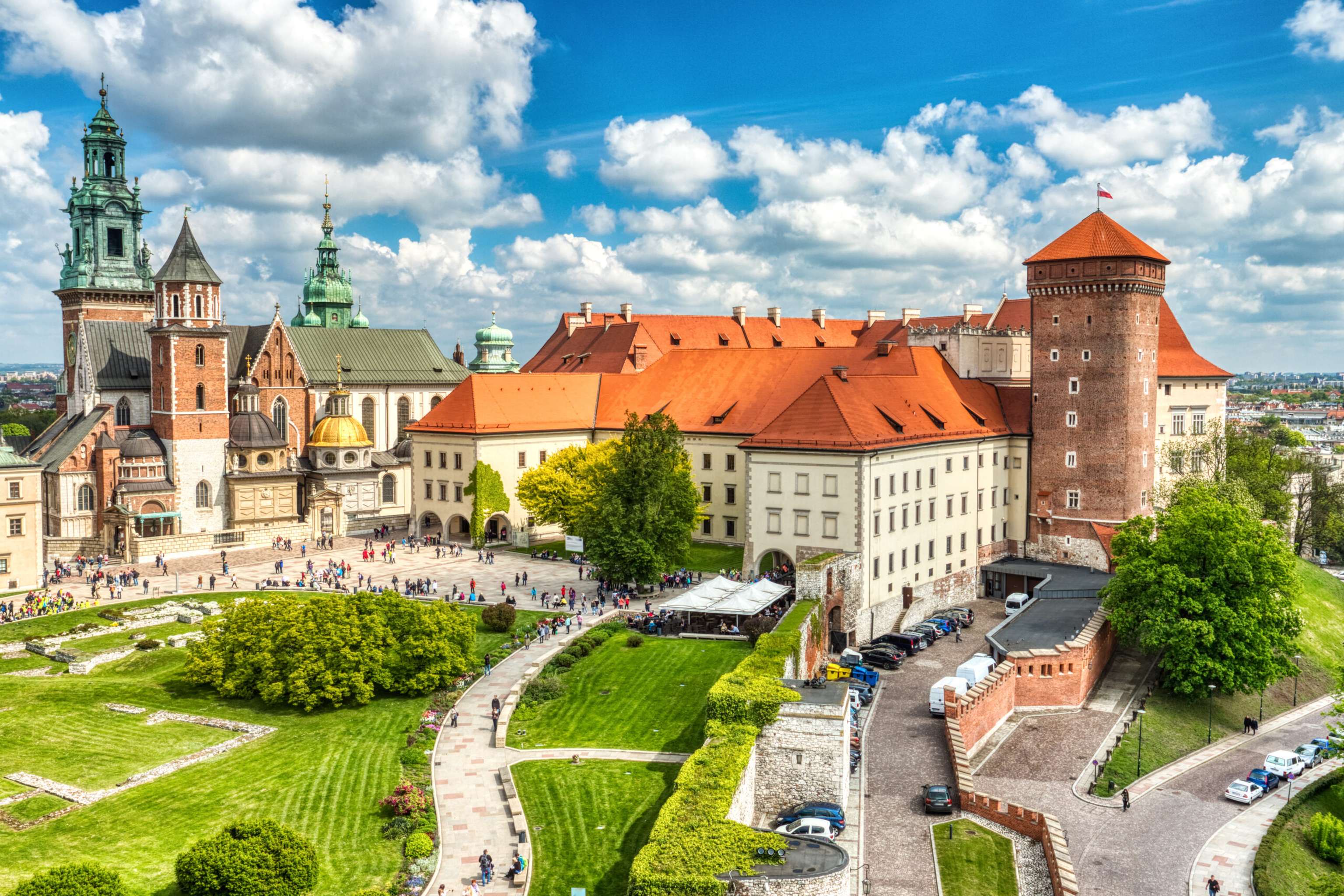 Wawel,Castle,During,The,Day,,Krakow,,Poland