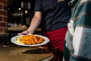 Schnitzel im Lokal