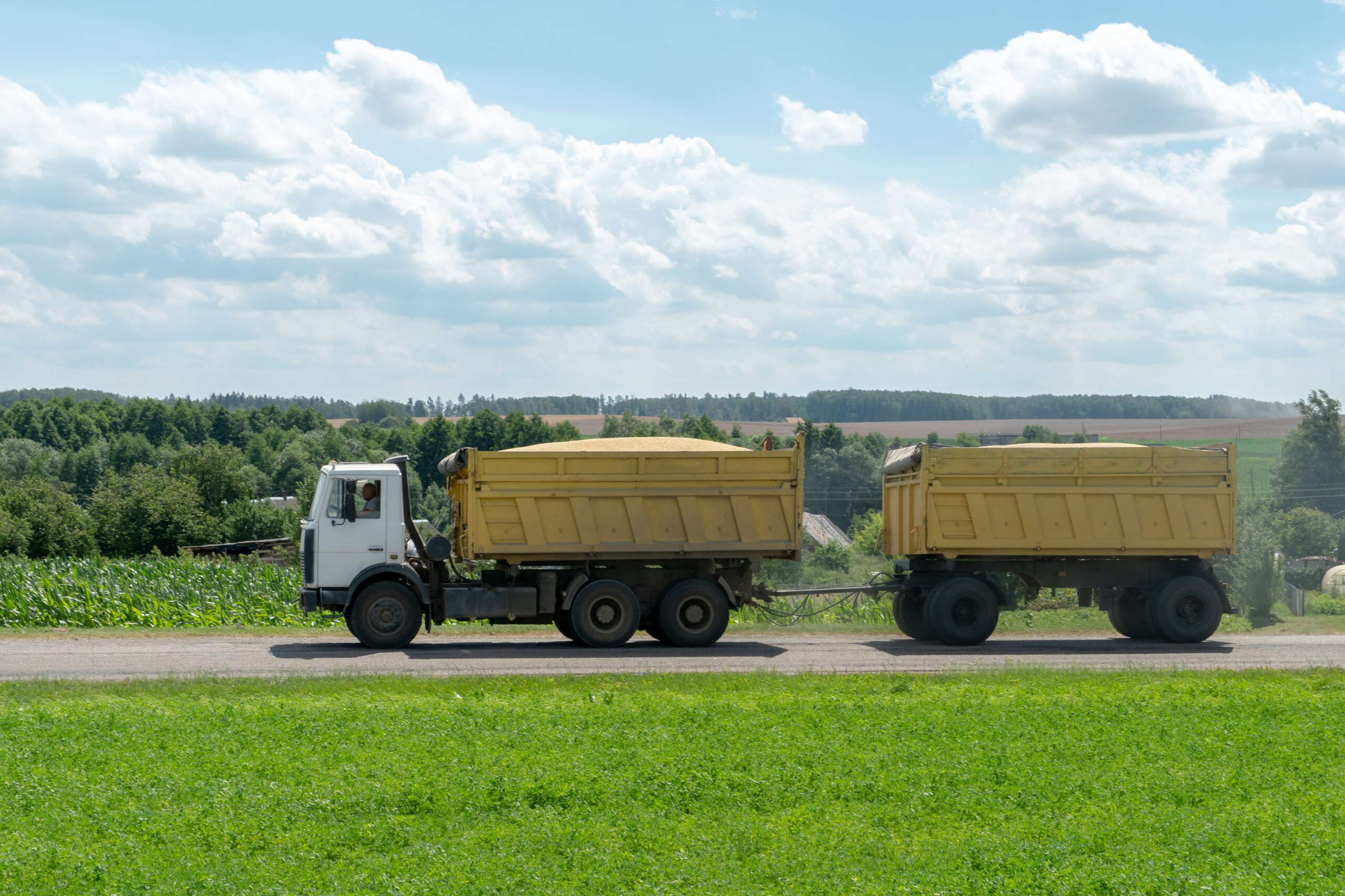 Getreidetransport