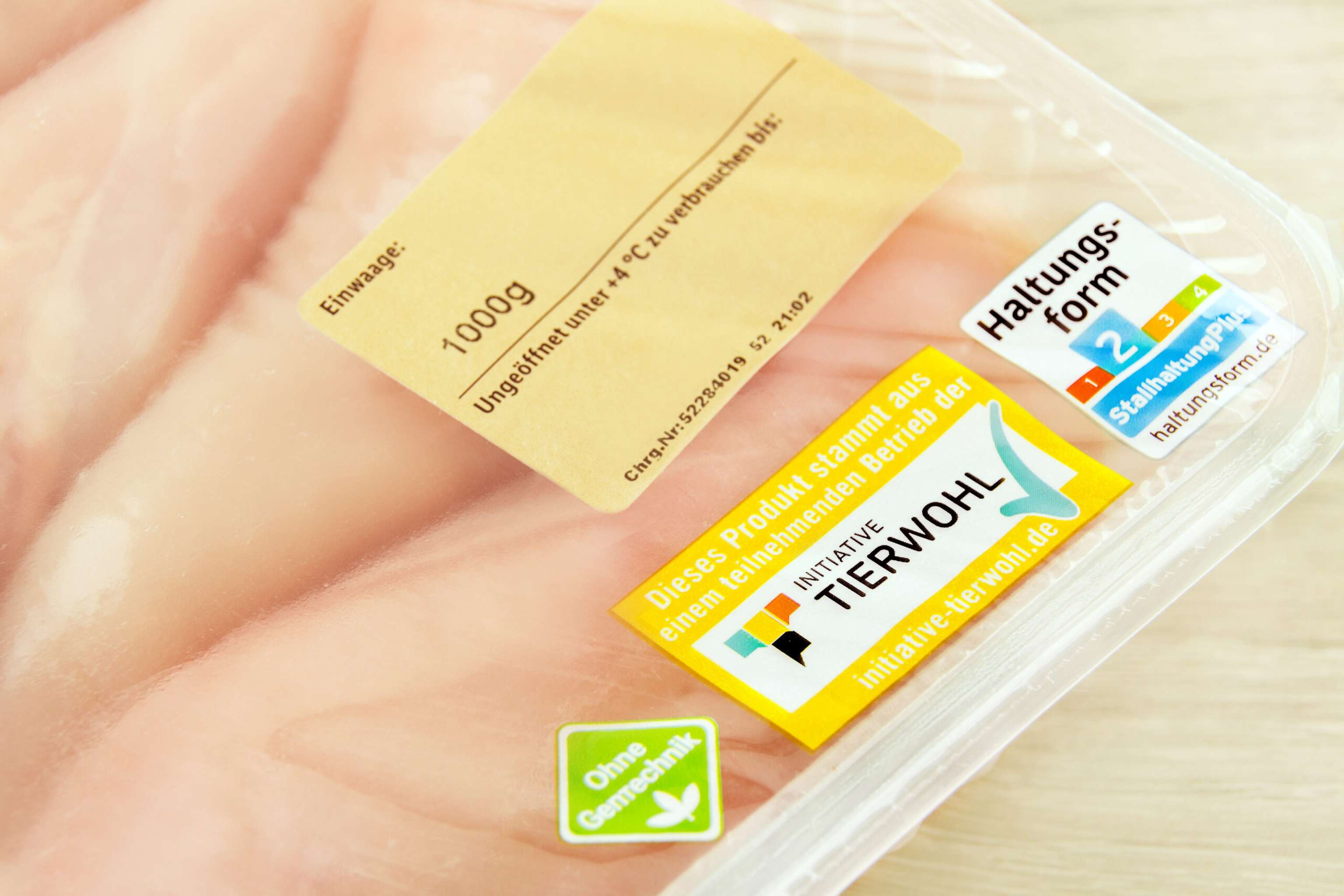 Haltungsformkennzeichnung