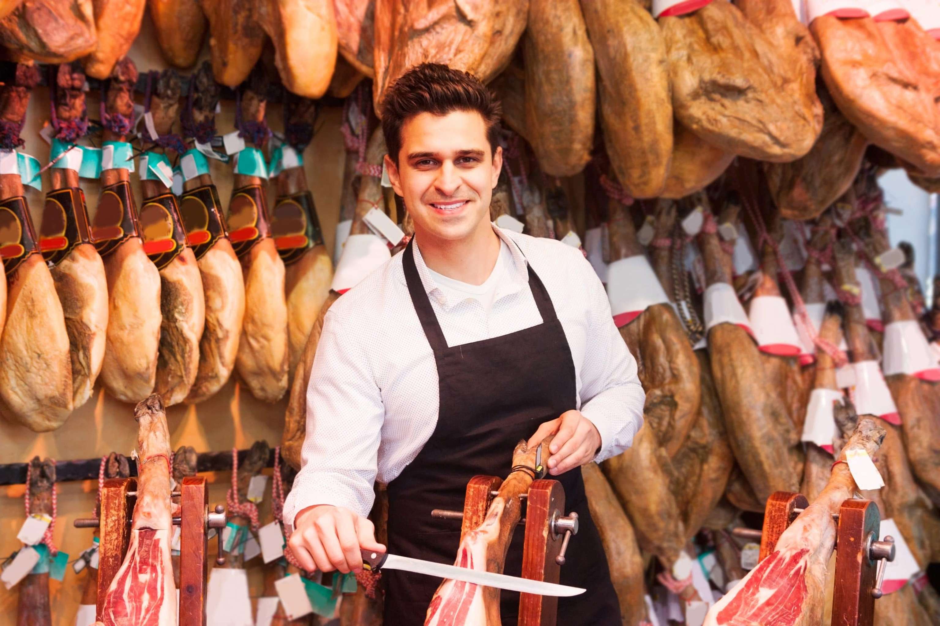 Young Salesman Jamon