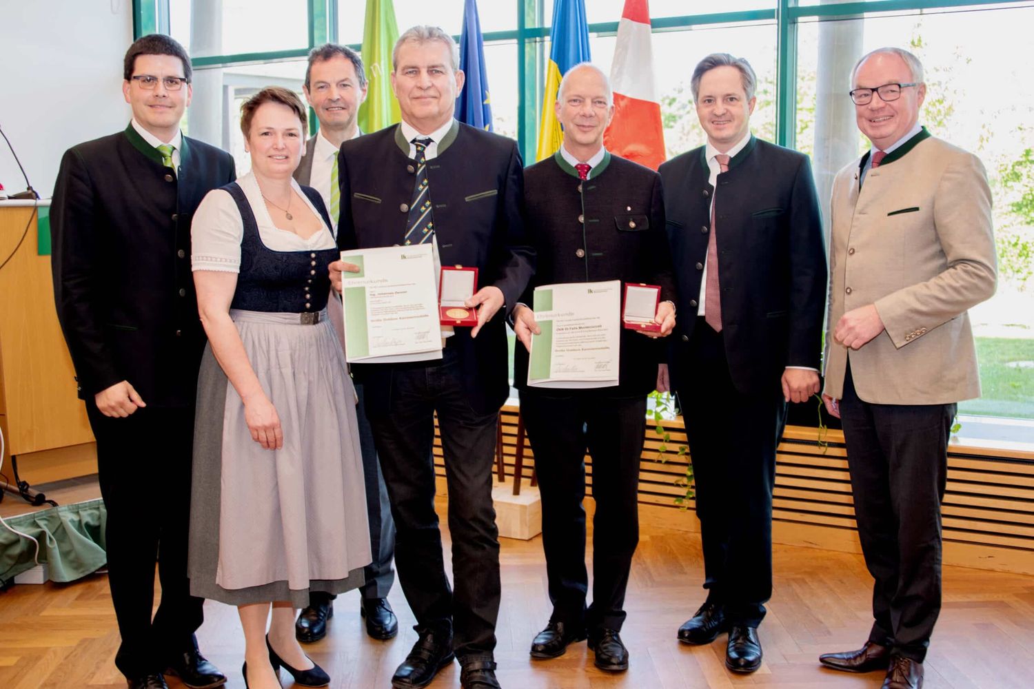 Ehrung Denner und Montecuccoli