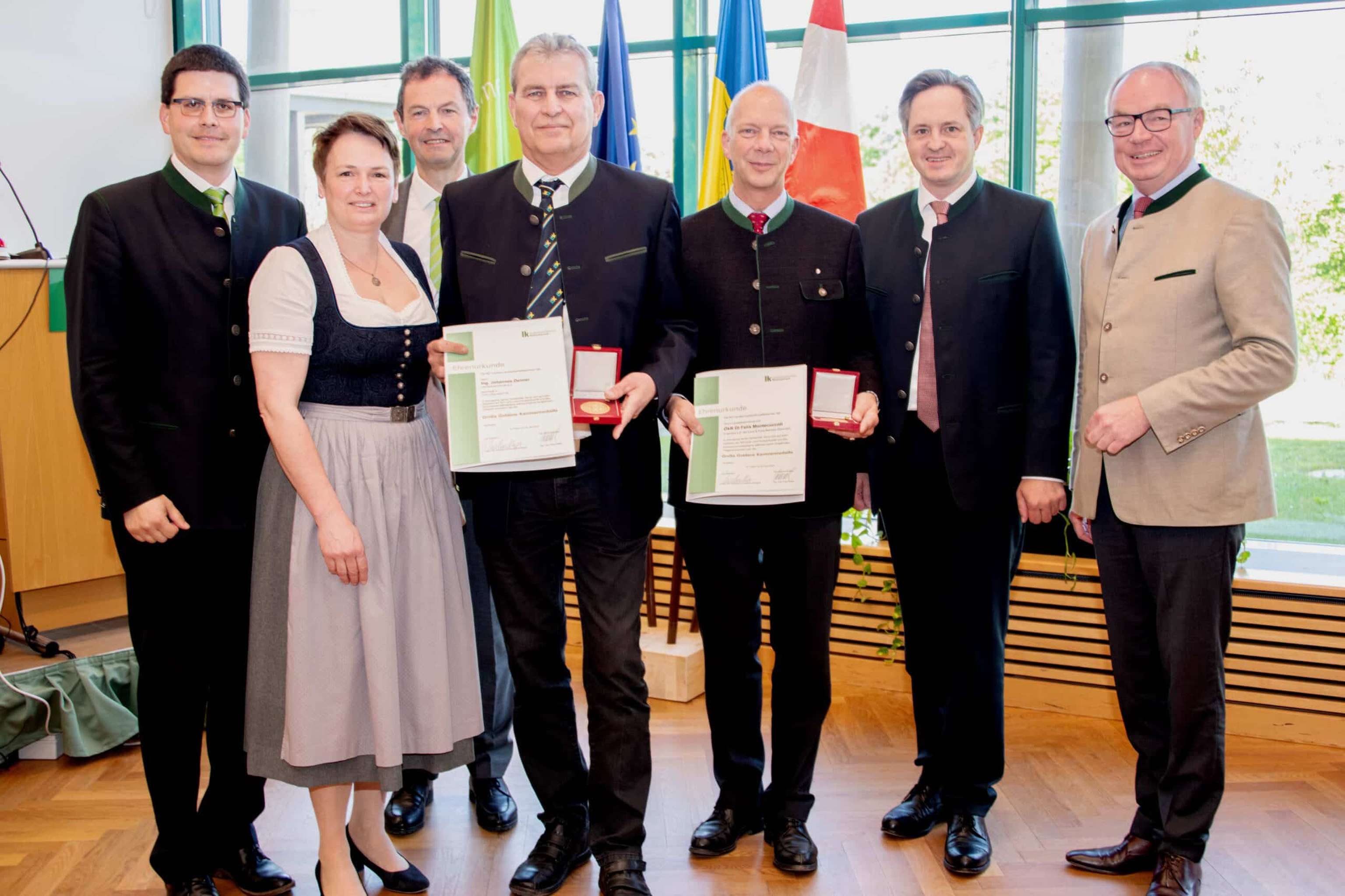 Ehrung Denner und Montecuccoli