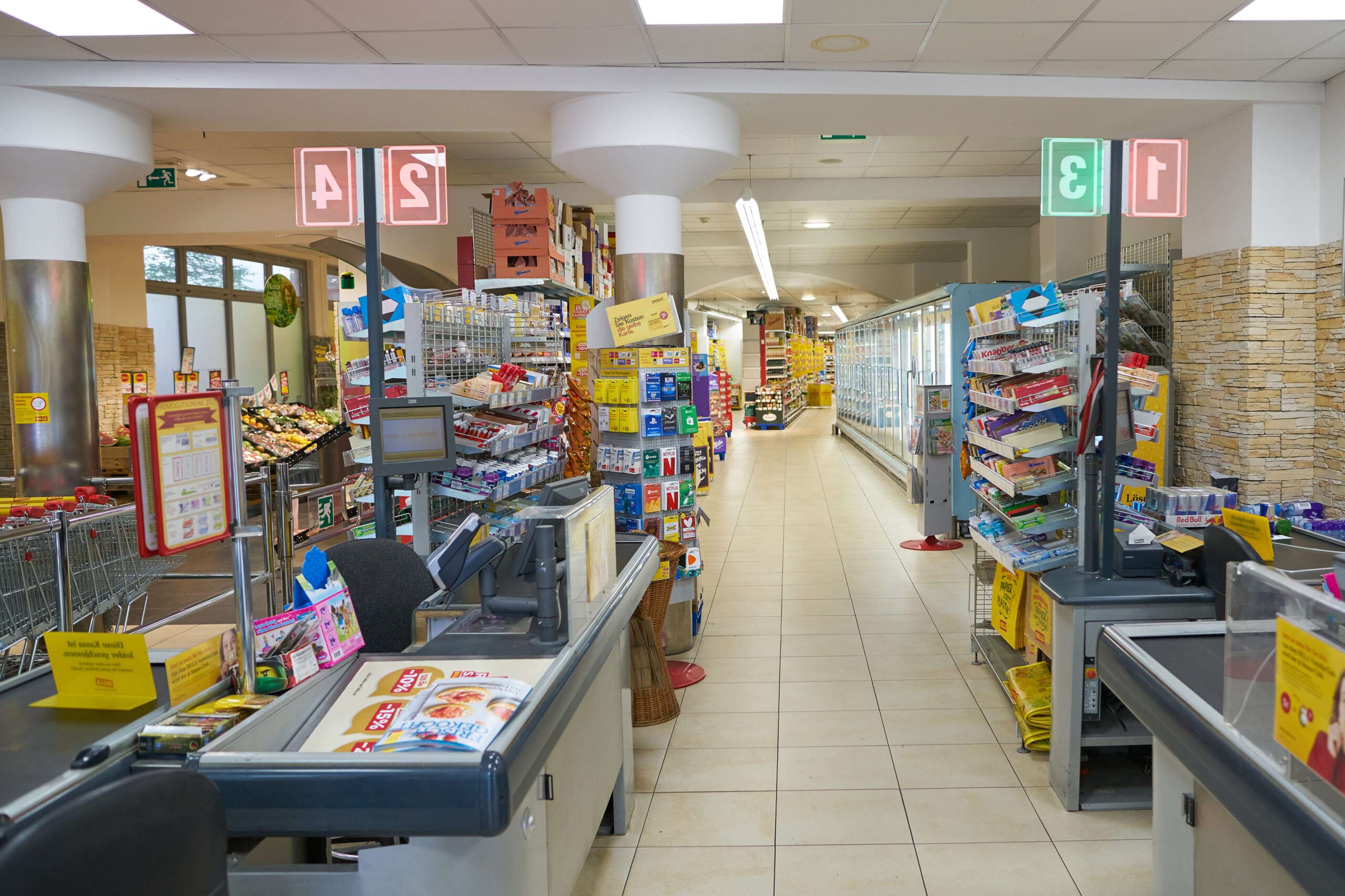 Billa Supermarktkassa