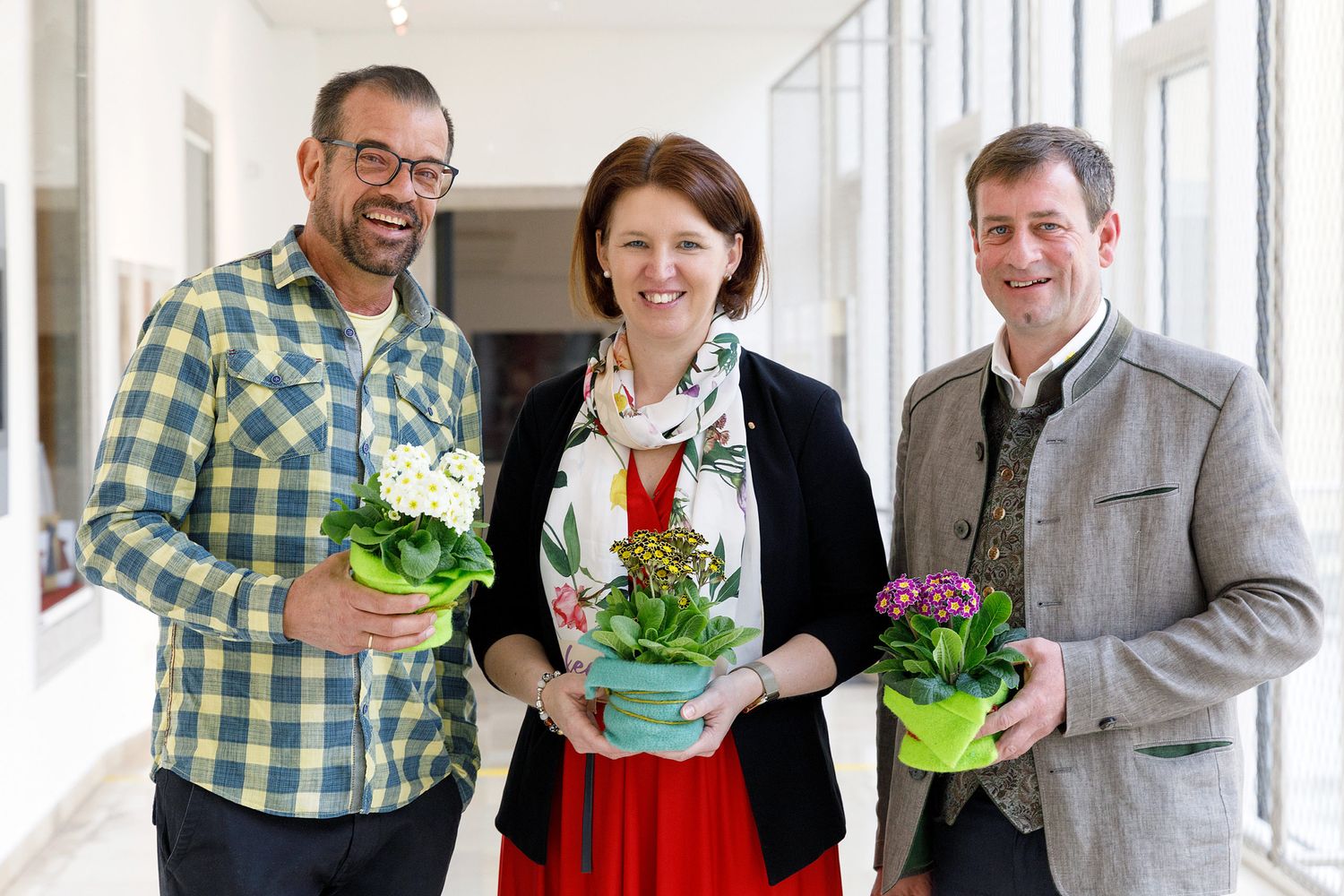 Karl Ploberger, Michaela Langer-Weninger, Hannes Hofmüller (von links)