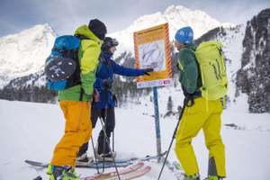 Tafel Schutzzonen Sellrain Landtirol