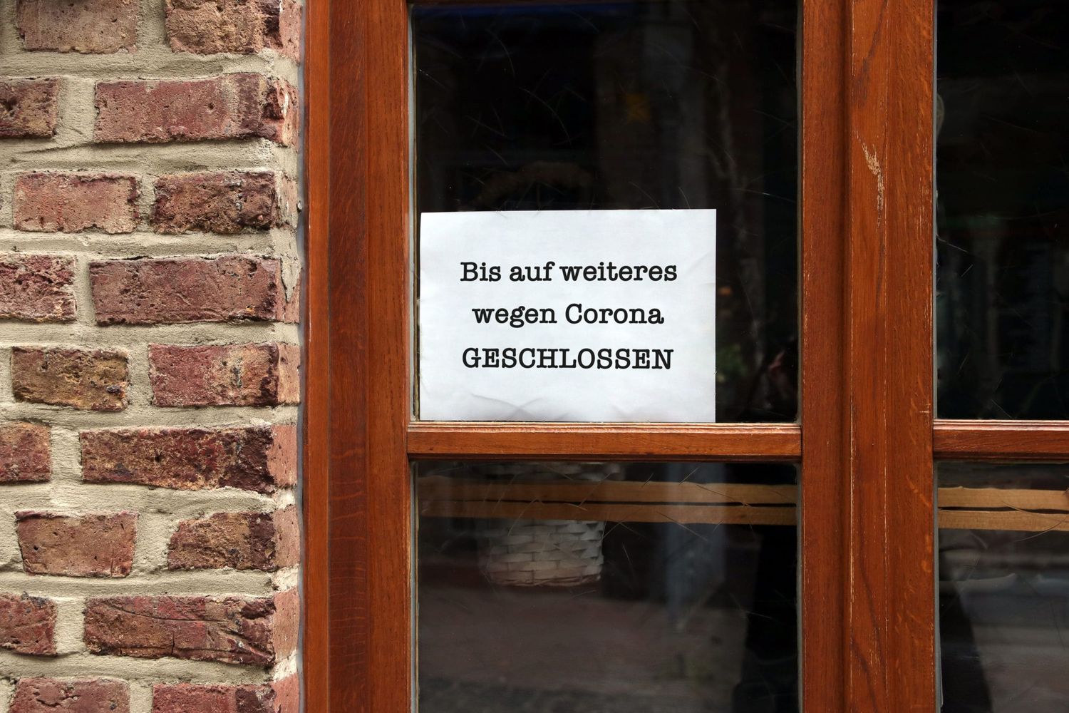 Bis Auf Weiteres Wegen Corona Geschlossen