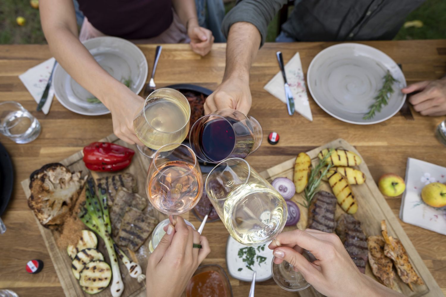Wein und Essen