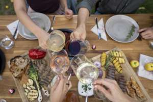 Wein und Essen