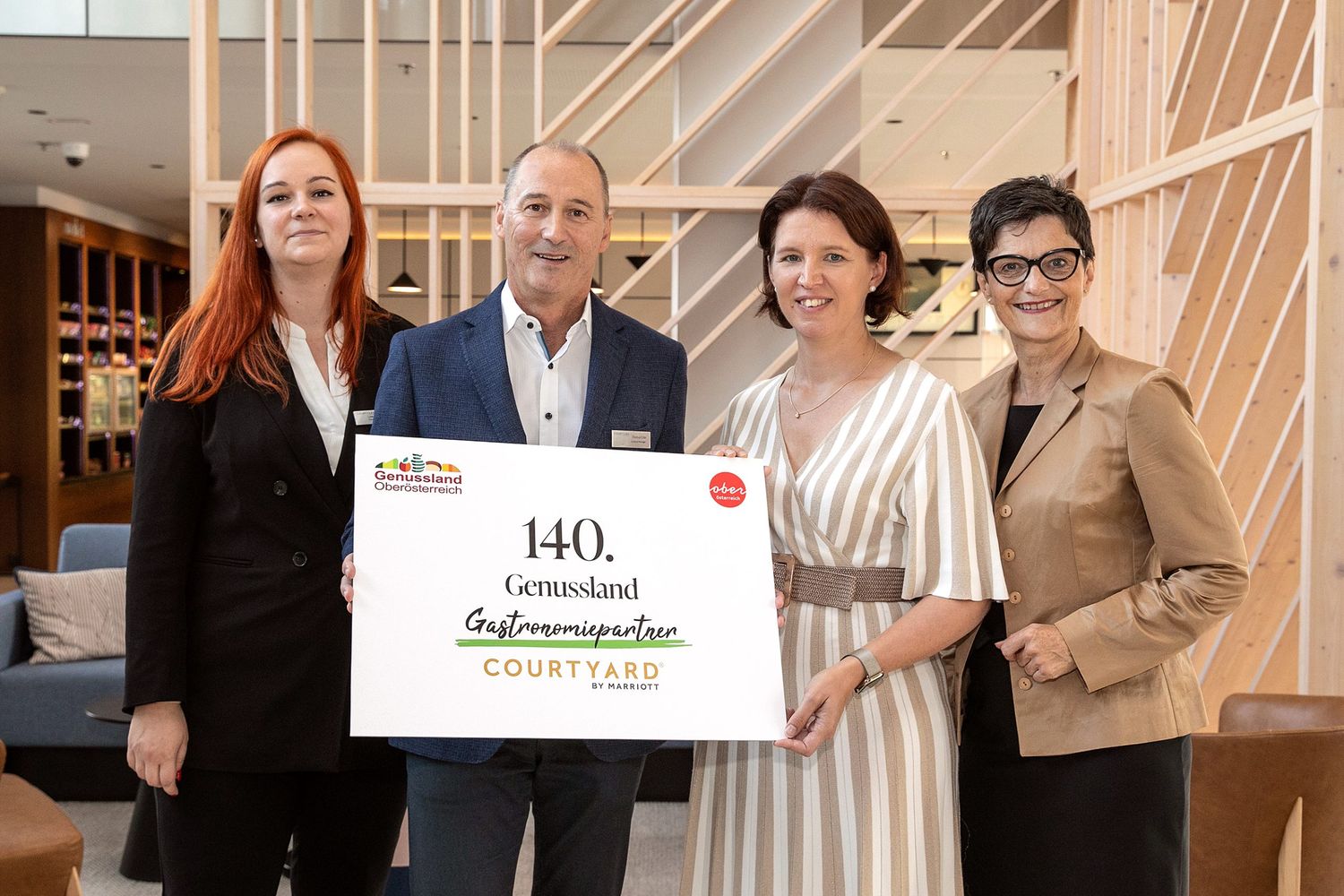 Im Stadttourismus wie im „Courtyard by Marriott“ in Linz bekennt man sich zur Regionalität.