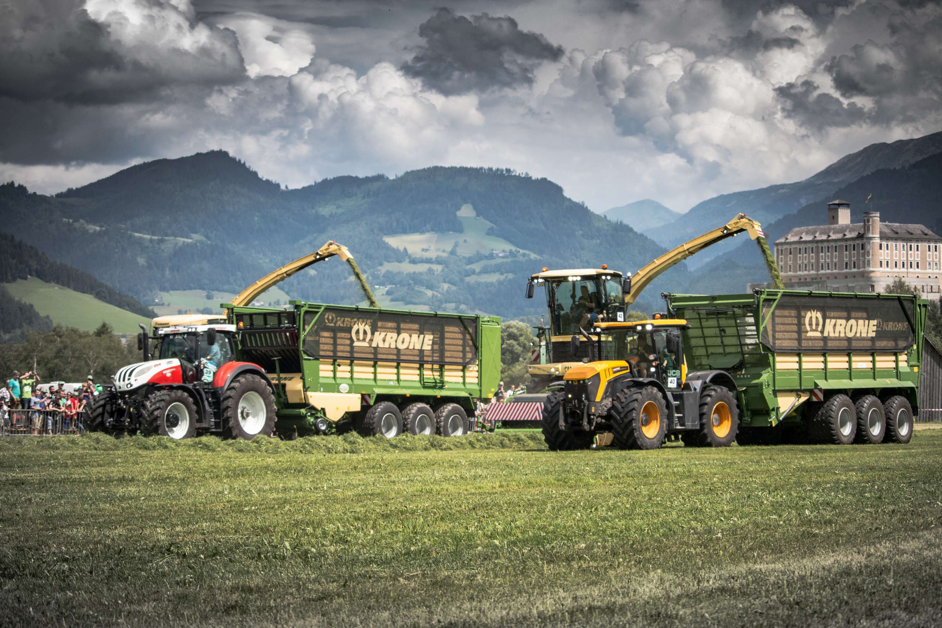 Beim Krone Big Day gibt es all das zu sehen, was das Grünlandtechnikherz begehrt.