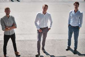 Die drei Gründer von links nach rechts: Maximilian Commandeur, Maximilian von Wedel, Justus von Plettenberg
