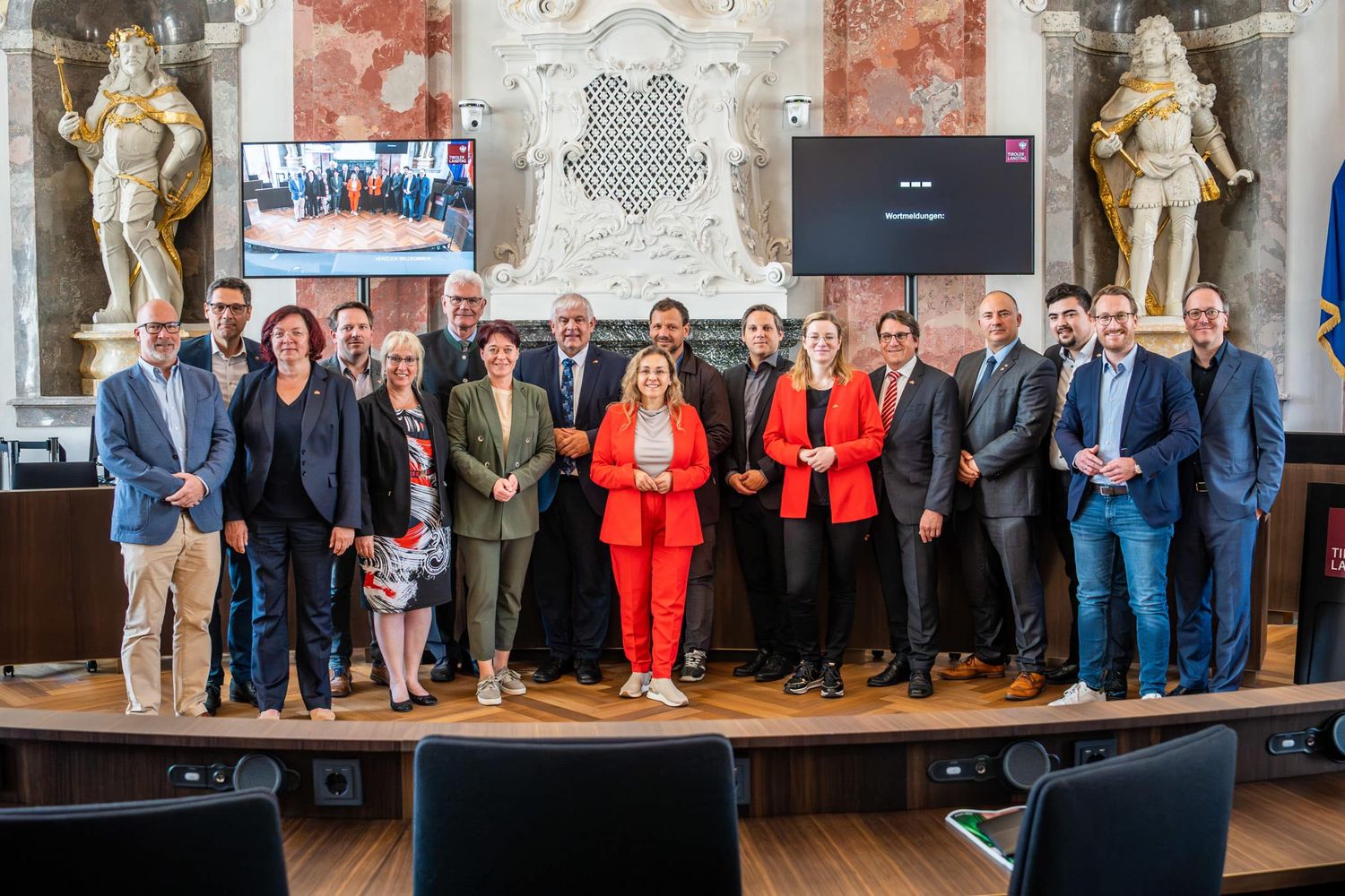 Die Teilnehmer der informellen Ausschusssitzung mit der Delegation des Ernährungs- und Landwirtschaftsausschusses des deutschen Bundestags.