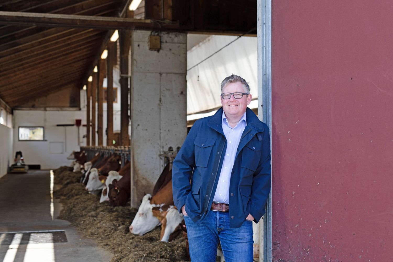 Berglandmilch-Obmann Stefan Lindner bewirtschaftet mit seiner Familie den „Schörgerer-Hof“ in Oberndorf.