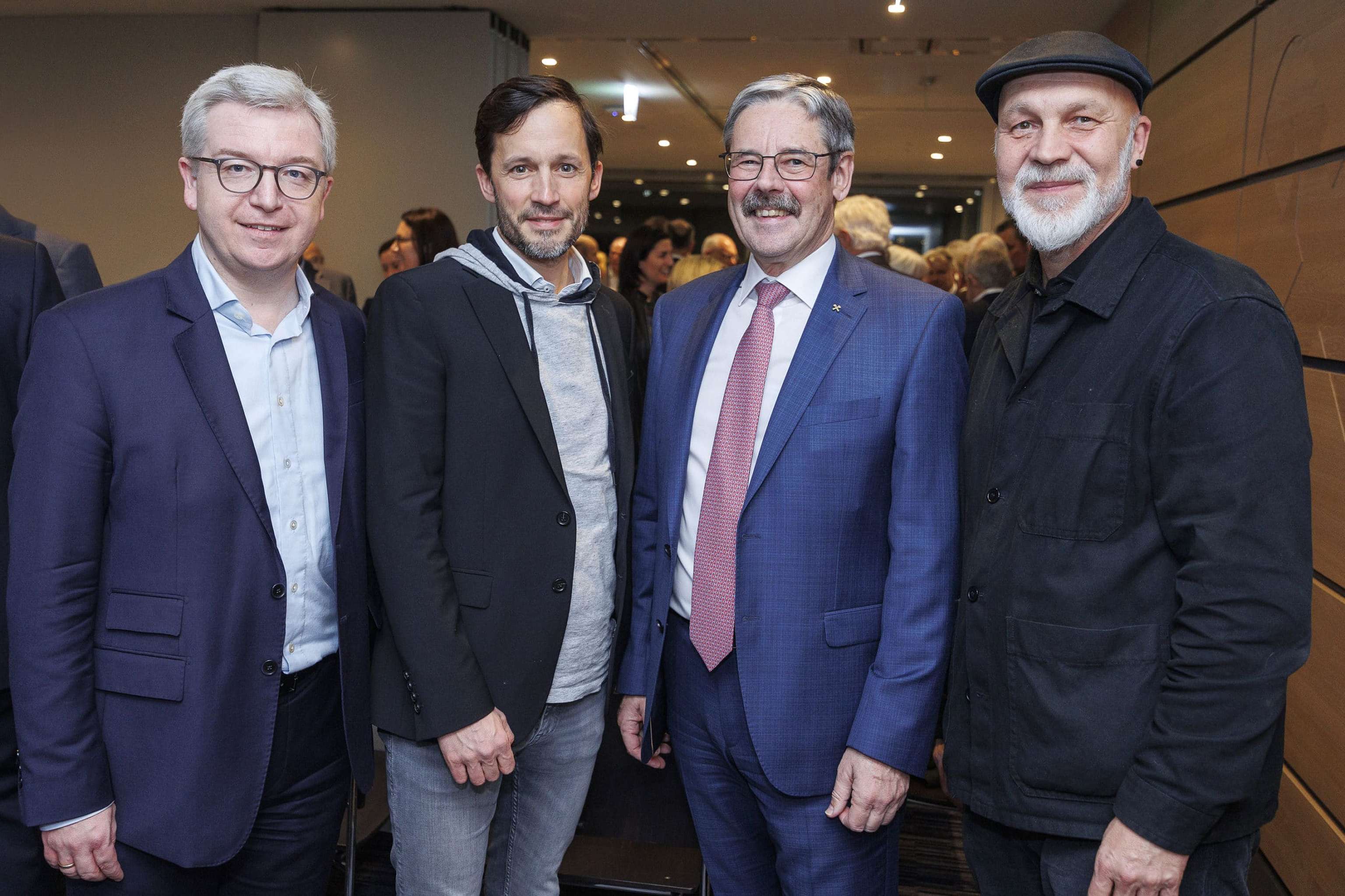 Unterstützung für wichtige Sozialprojekte: Höllerer, Schwertner, Hameseder, Fenninger.