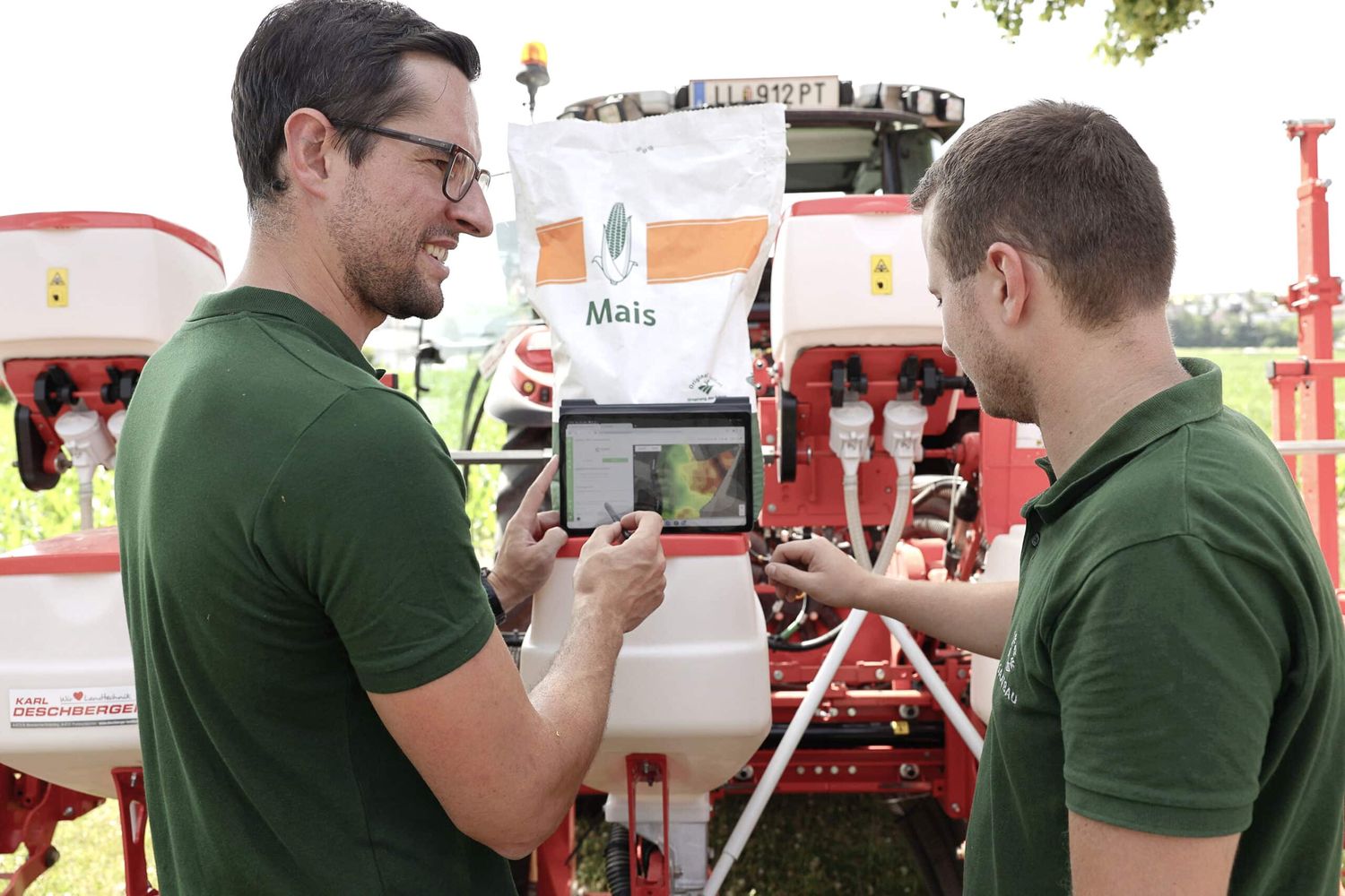 Precision seeding nutzt Applikationskarten zur Regelung der Saatstärke.