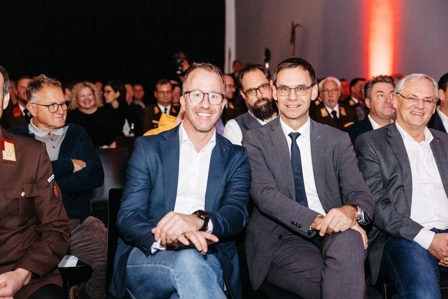 Christian Gantner und Markus Wallner bei der Filmpremiere.