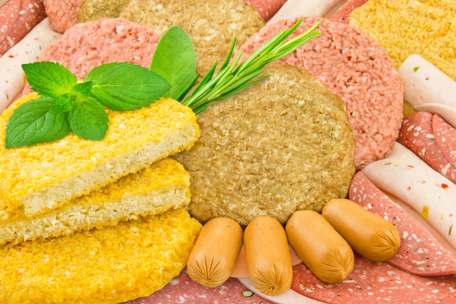 Vegane Fleisch- und Wurst-Imitate