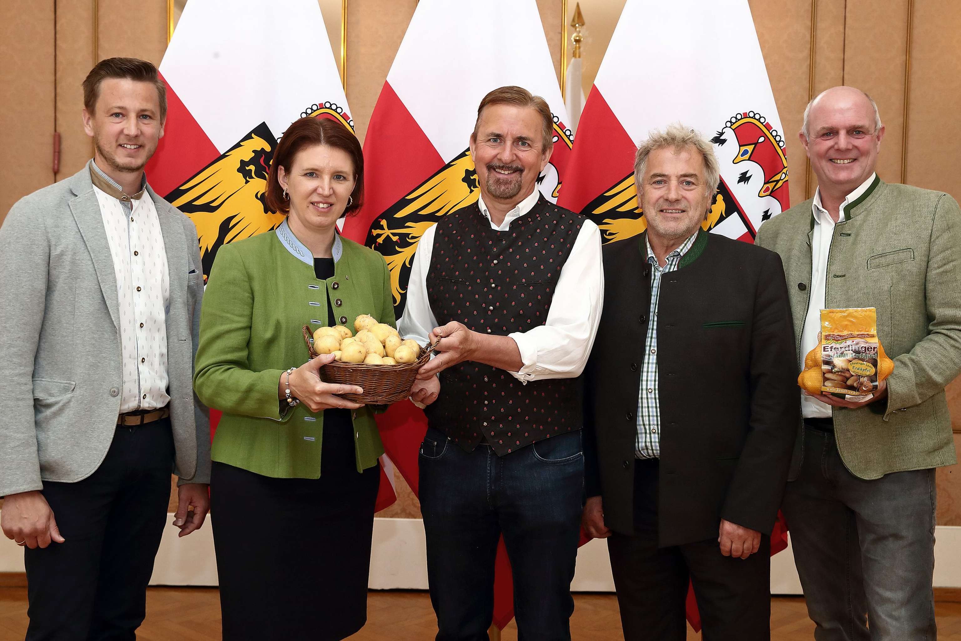 Martin Paminger, Langer-Weninger, Schauer, Alois Silmbroth, Mayr (v.l.)
