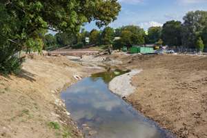 Renaturierung eines Flusslaufs