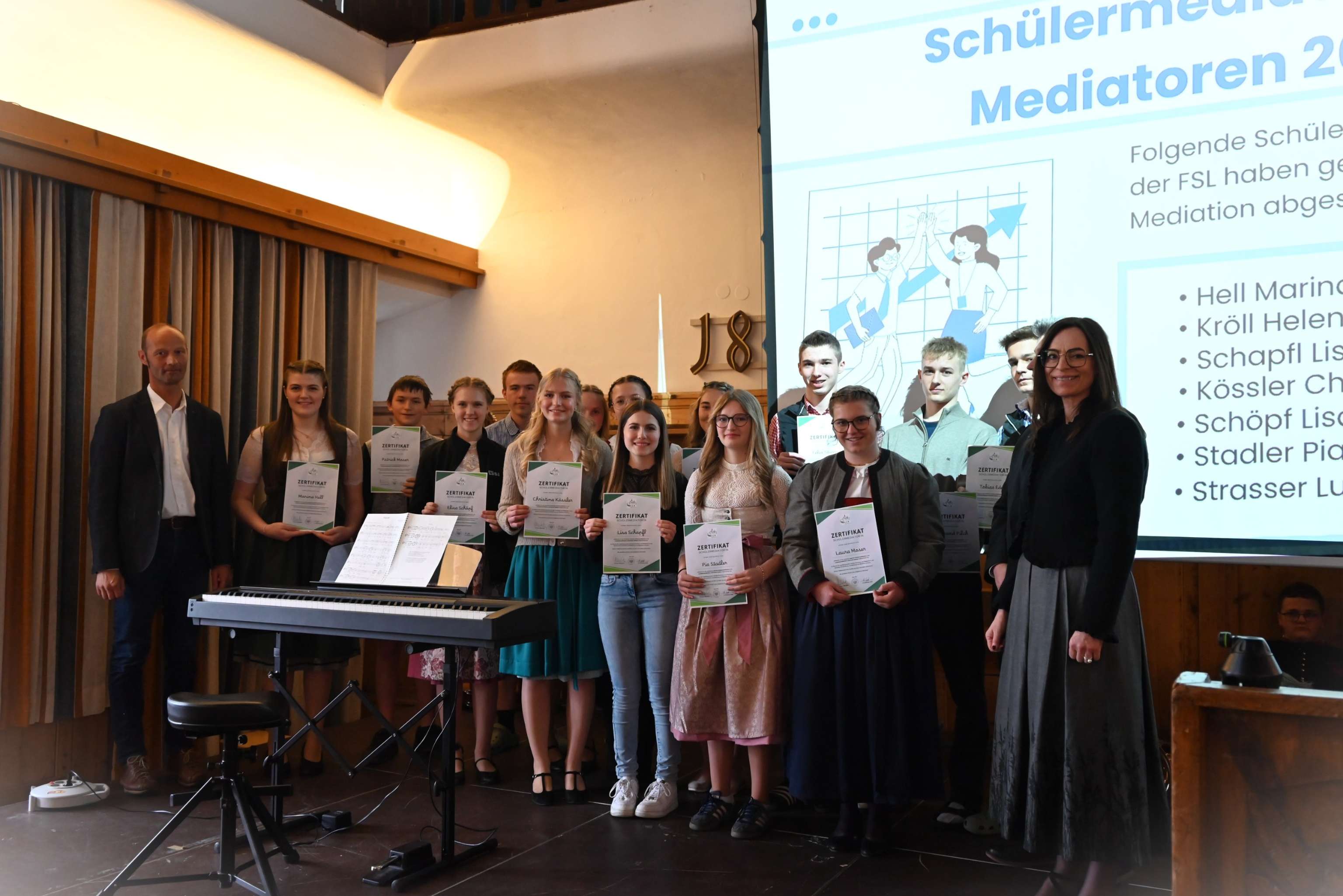 Zertifikatsverleihung Mediatoren