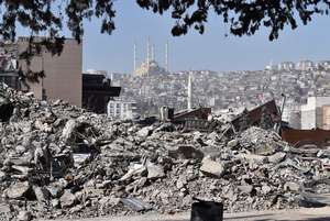 Zerstörung in der Türkei