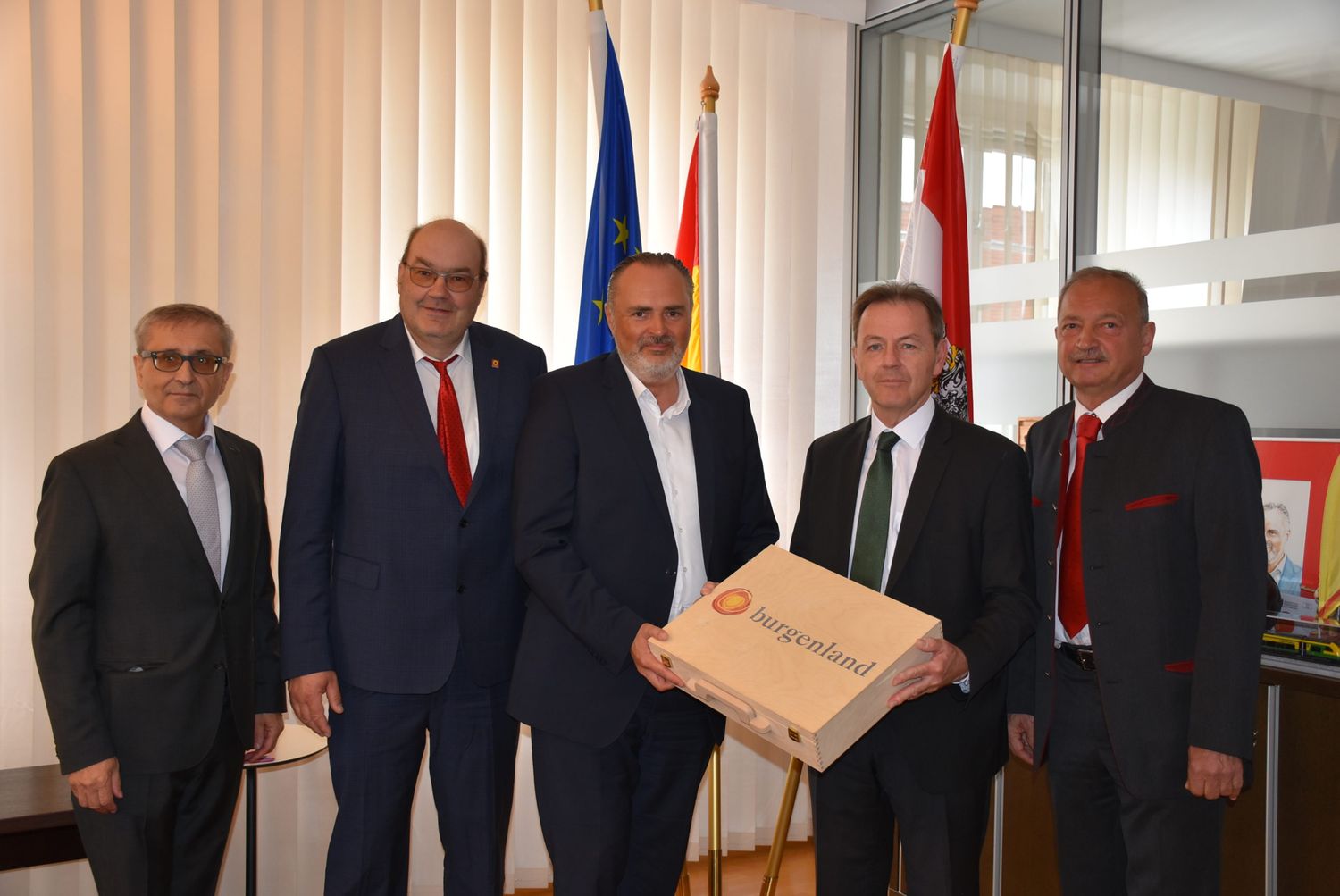 v.l.: Kugler, Glauber, Doskozil, Berlakovich, Falb-Meixner.