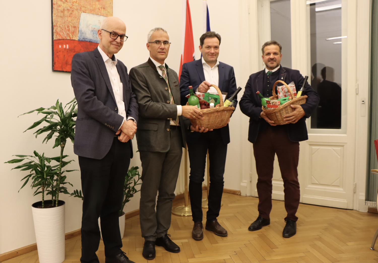 Johann Greimel, Manfred Kohlfürst, Norbert Totschnig, Bernhard Ramminger FOTO: Bauernbund