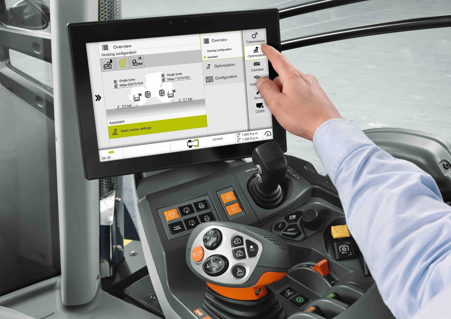 Dialogsystem von Claas: Cemos