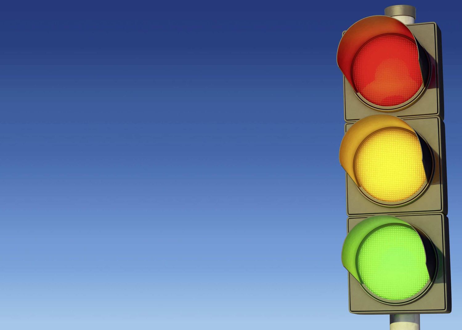 Ampel, als Symbol für die Ampelkoalition in Deutschland