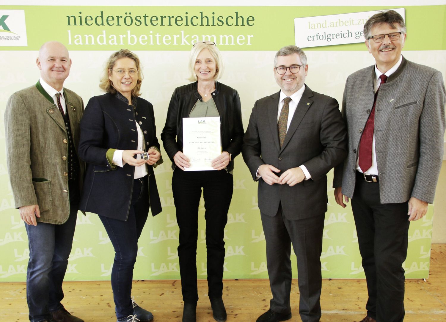 Ehrung langjähriger Beschäftigter in der Land- und Forstwirtschaft