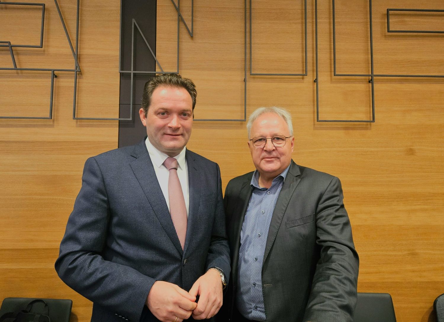 Minister Norbert Totschnig mit Hermann Gahr