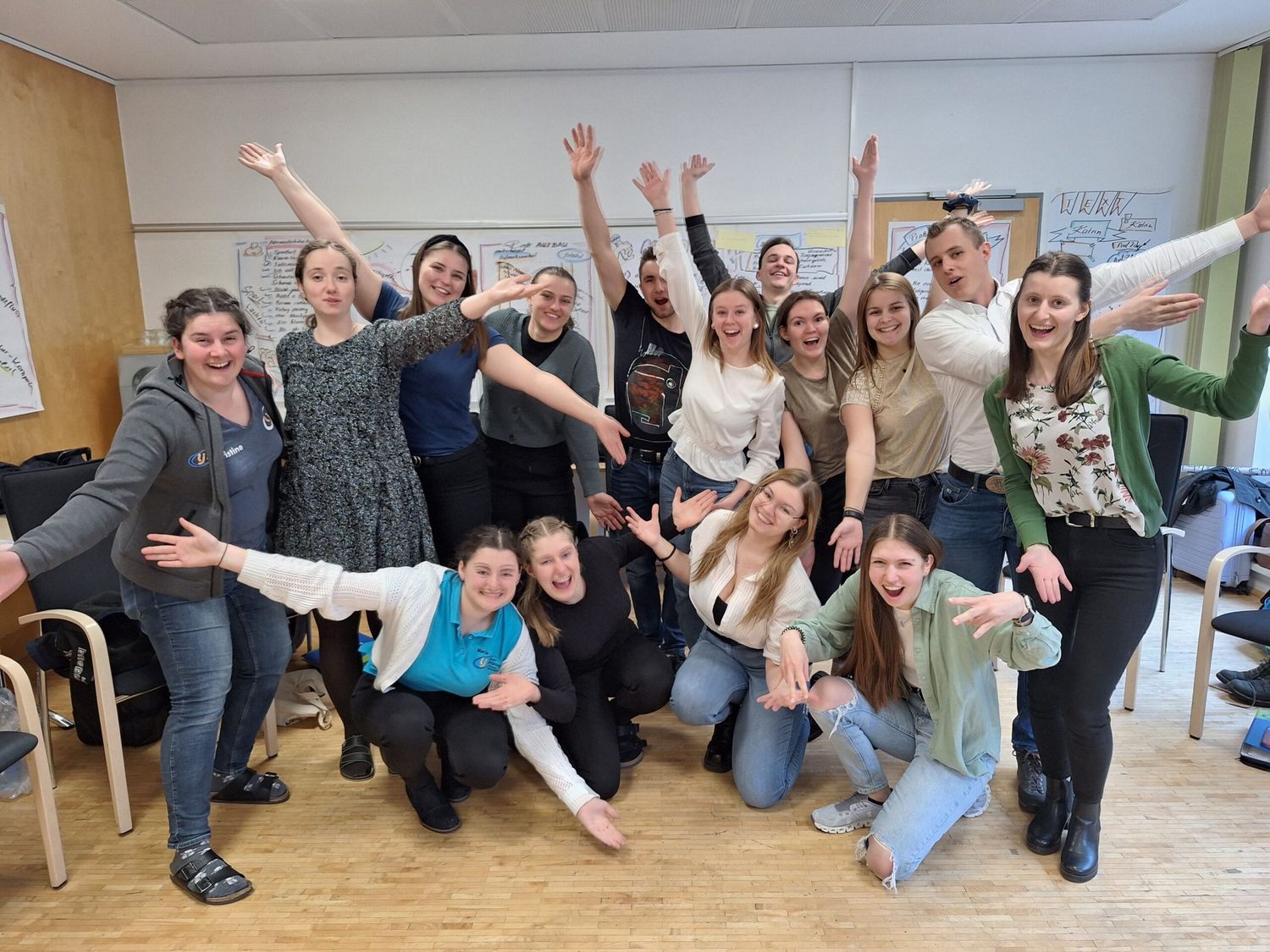 aufZAQ Lehrgang B beim ersten Modul in Salzburg.