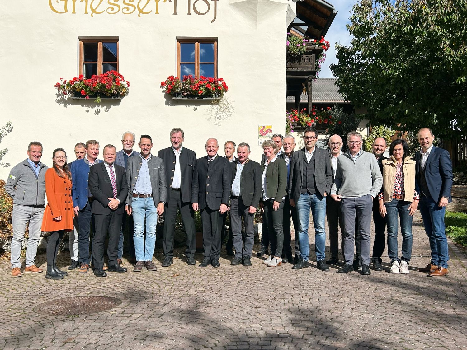 Die Bauernvertreter aus Tirol, Südtirol und Bayern trafen sich zum Austausch.
