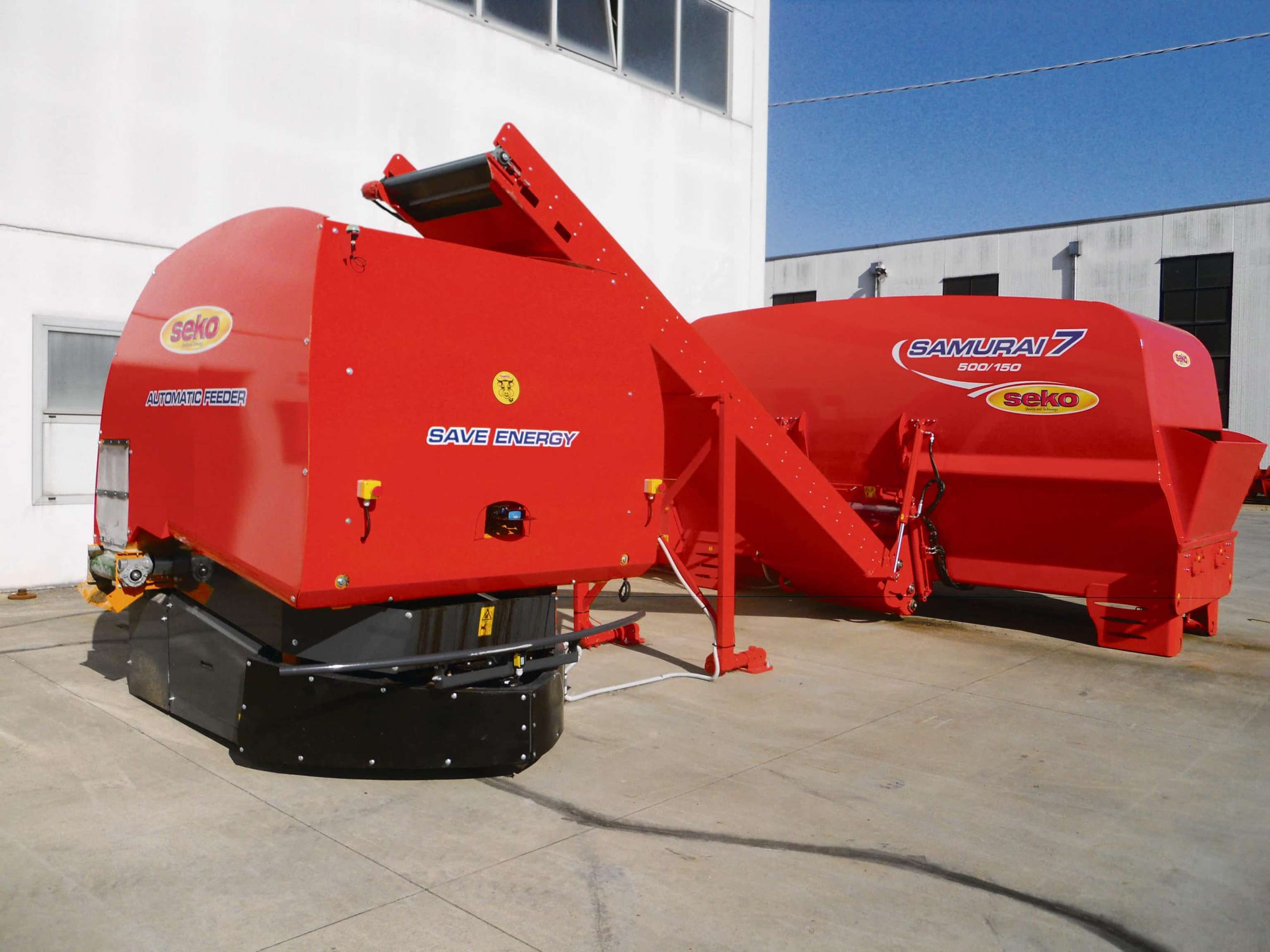 Der Fütterungsroboter Saturn7 von Seko