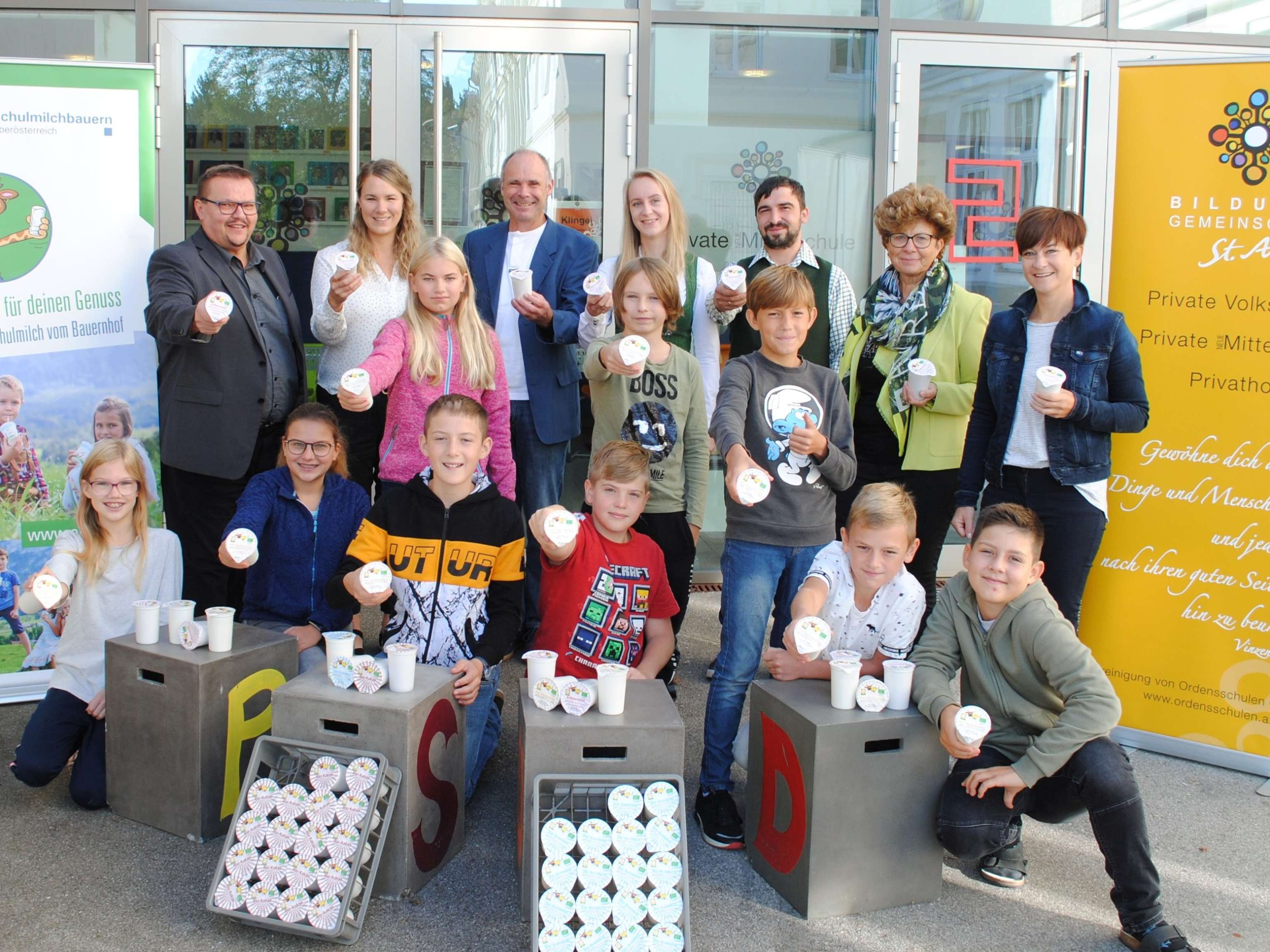 Kinder konsumieren gerne Schulmilchprodukte – wenn sie die Möglichkeit bekommen.