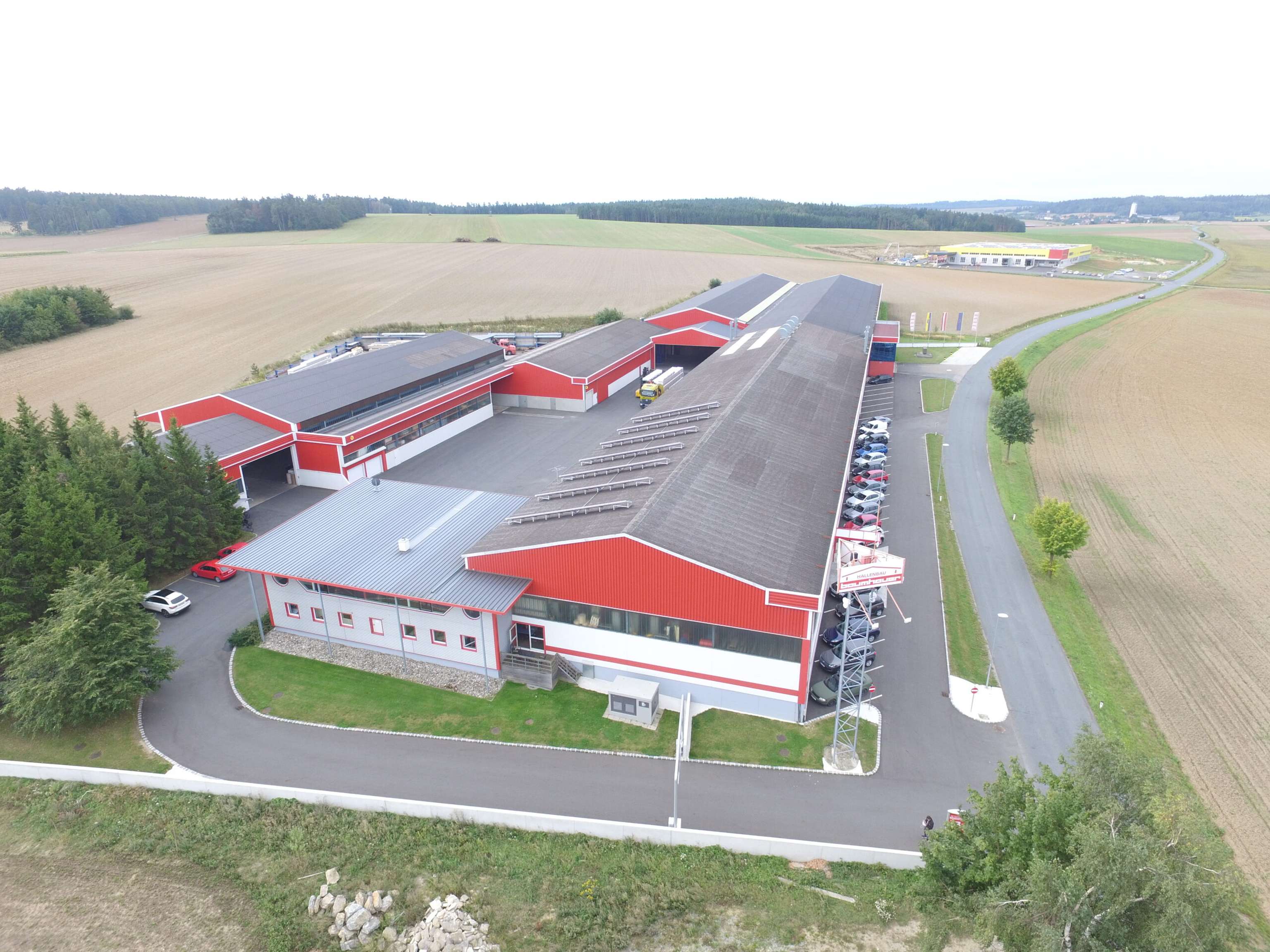 Firmengelände von Baumhauer in Dallein im Waldviertel.