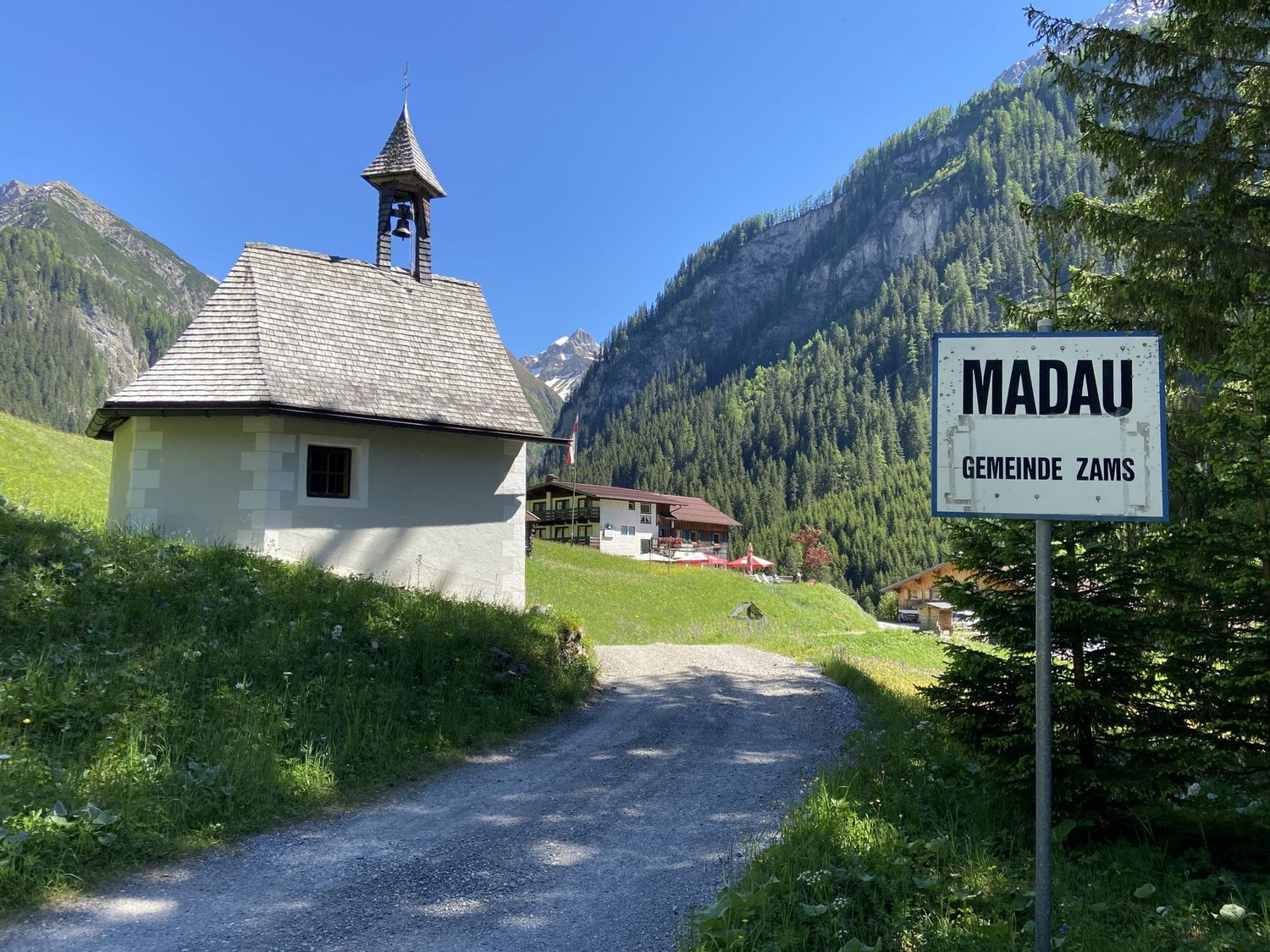 Madau: Zammer Gebiet in einem Seitental des Lechtals