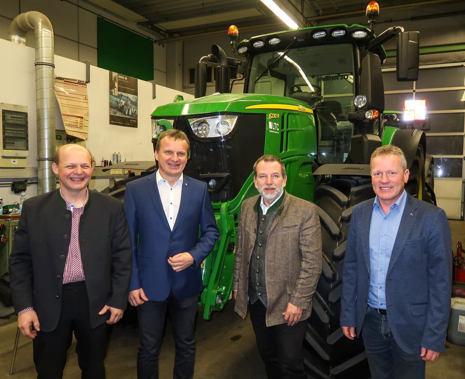 Johann Riedler, Norbert Hochrainer, Gerhard Steinkress und Andreas Lidauer (v.l.)