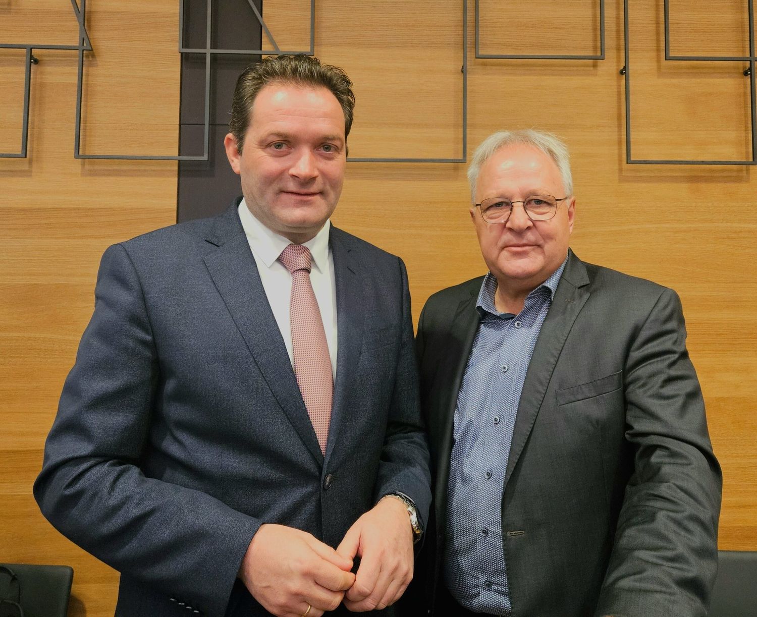 Bundesminister Norbert Totschnig mit Hermann Gahr