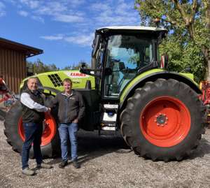 Claas und Kupfner freuen sich über ihre Partnerschaft.