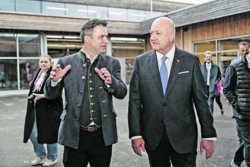 BK Stocker zu Besuch an der LFS Winklhof