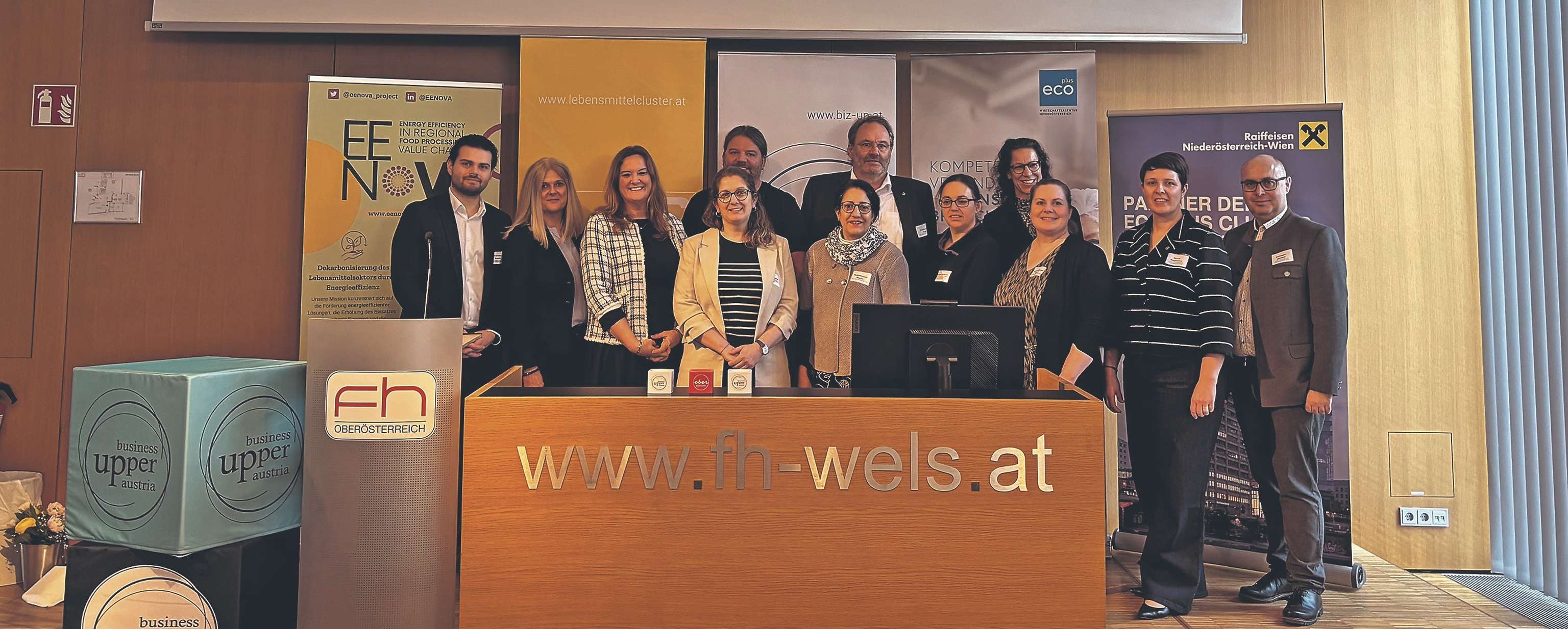 Gruppenfoto mit den Referenten der Veranstaltung.