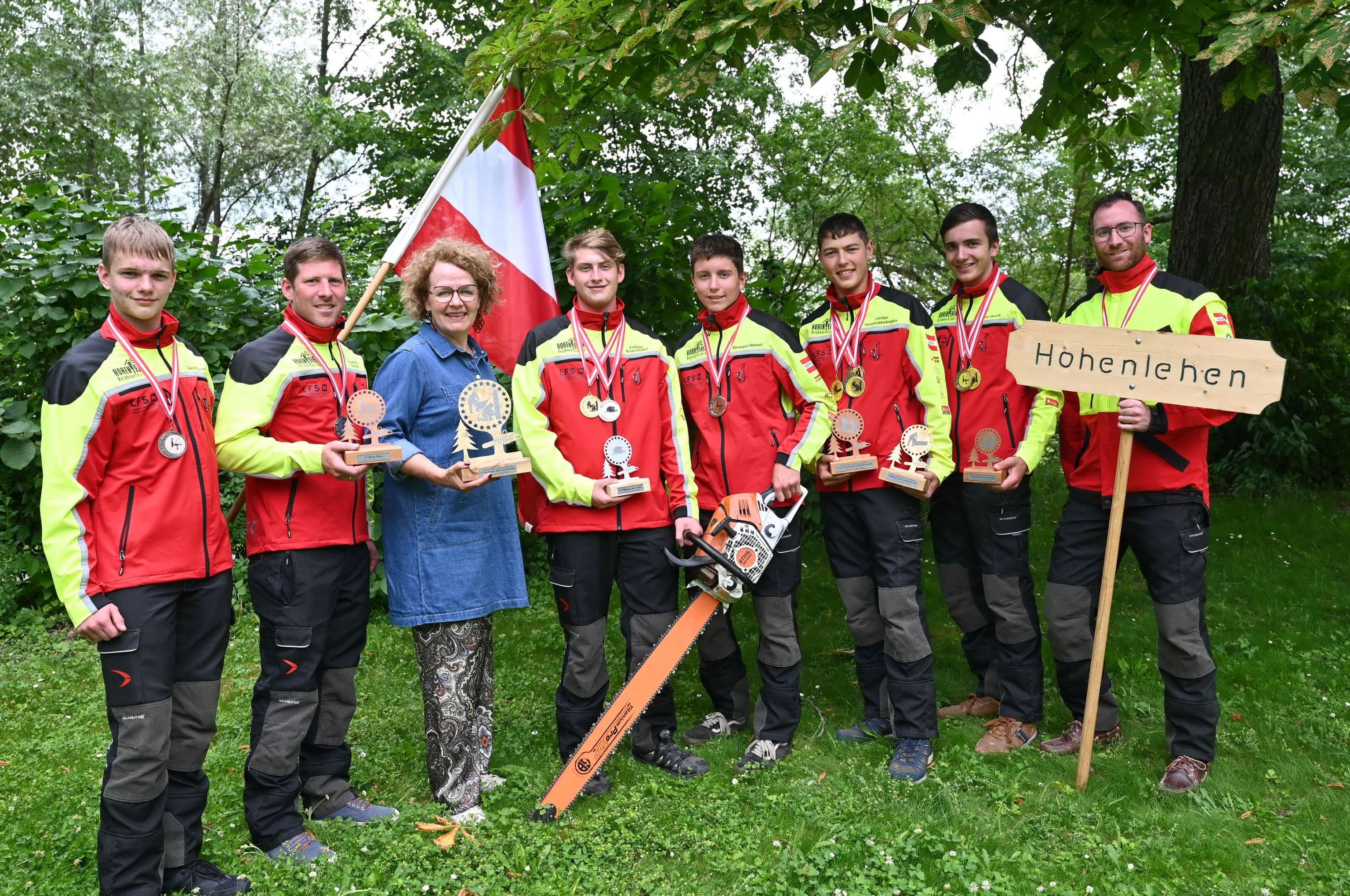 Überreichung der Gewinne