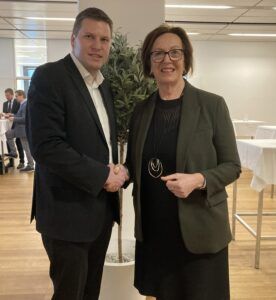 Maschinenring-Bundesobmann Franz Xaver Broidl und SVS-Vizeobfrau Theresia Meier