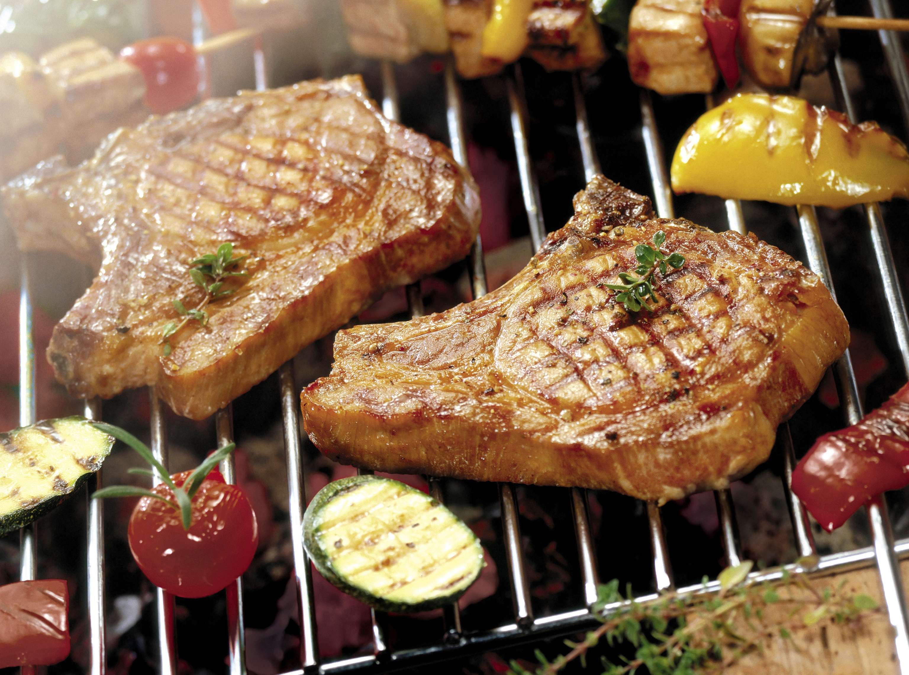 Marinierte Grillkoteletts