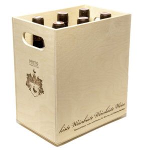 Das Wagramer Weingut Neudeggerhof Mehofer testete in den vergangenen Jahren die Verwendung von Mehr-weg-Holzkisten anstelle von klassischen Weinkartons im Ab-Hof-Verkauf. Die praktischen Kisten kamen bei den Kunden gut an, wurden jedoch trotz Pfand nur selten retourniert.